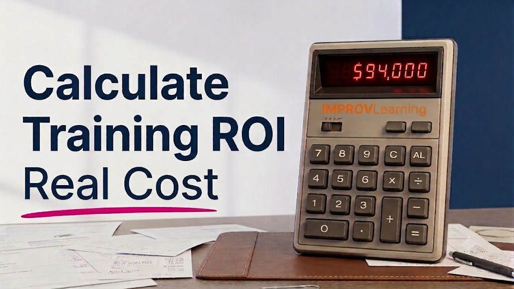 Calculate Training ROI Real Cost — calculator showing $94,000