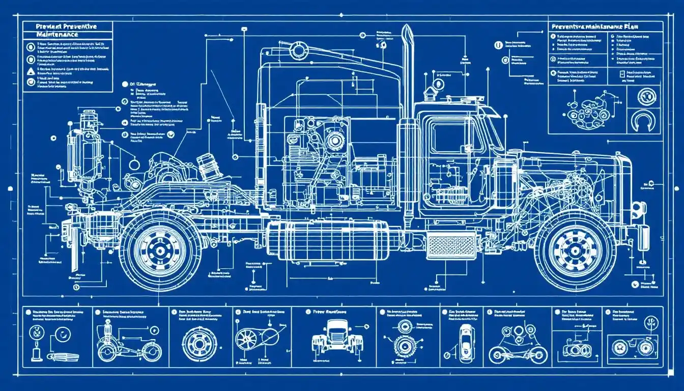 Creating a preventive maintenance plan for trucks.