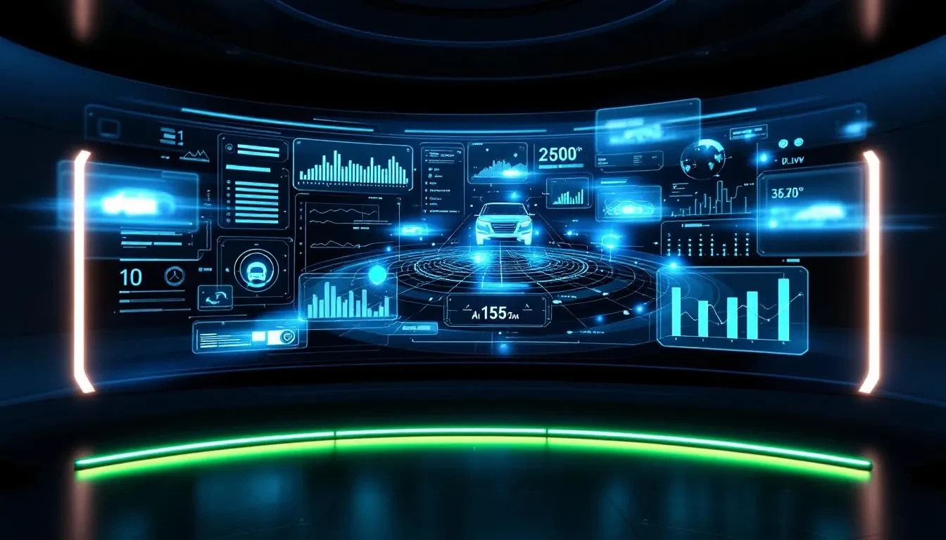 A fleet management dashboard displaying data from AI dash cams.