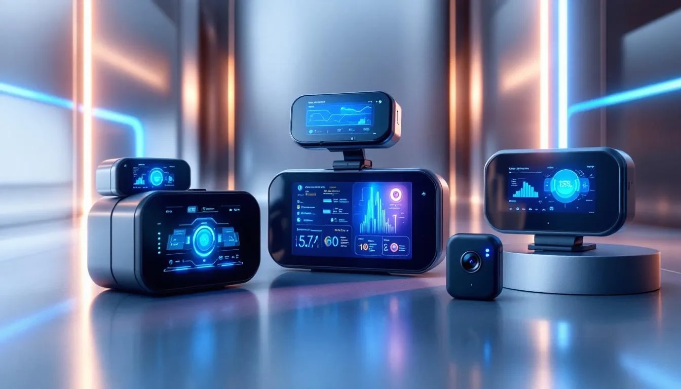 A collection of AI dash cams for commercial vehicles, showcasing investment options.