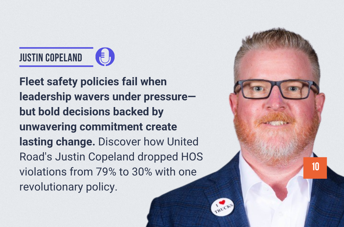 Transforming Fleet Safety with Data & Bold Leadership