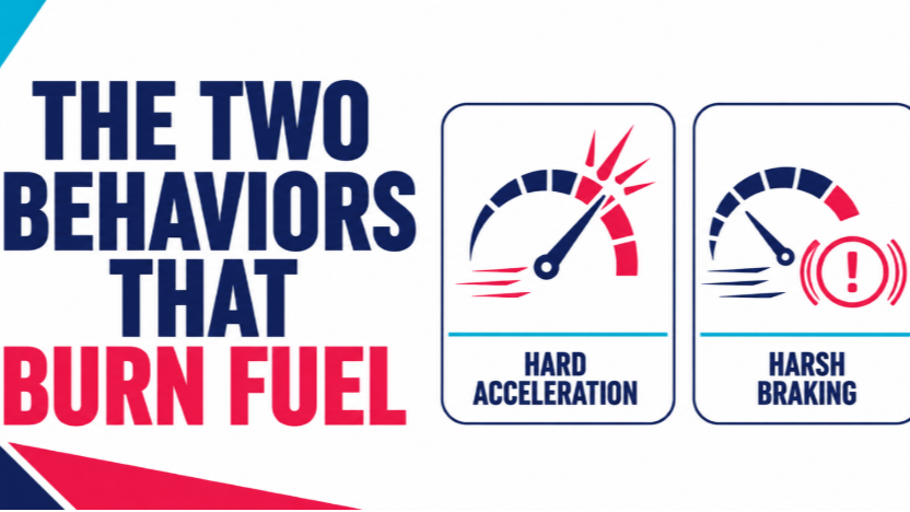 How hard acceleration and harsh braking quietly drain fleet budgets