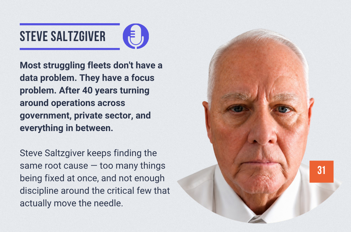 The Critical Few: How Steve Saltzgiver Turns Around Broken Fleets in Months, Not Years