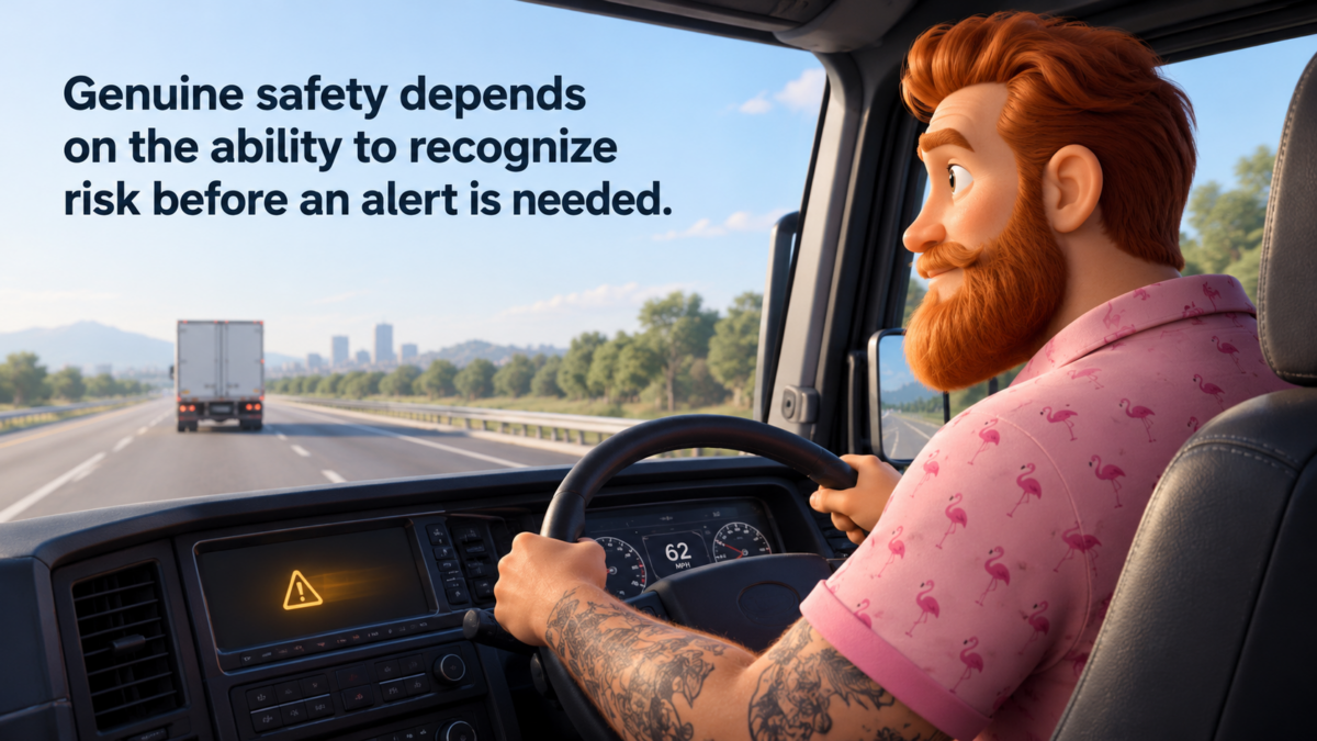 AI can help prevent risks, but drivers still need to recognize them on their own